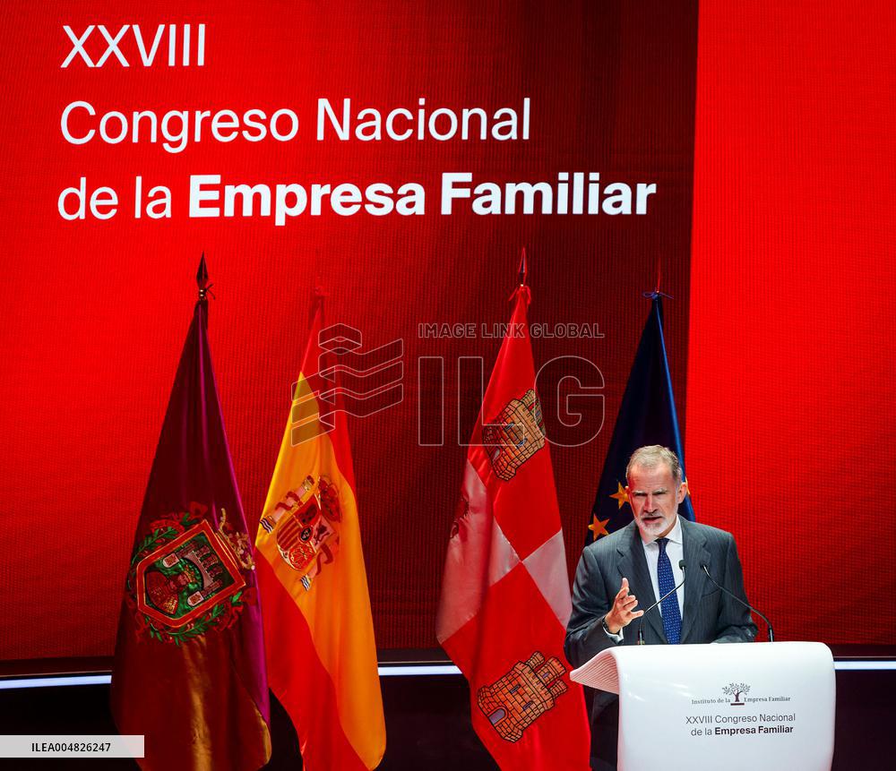 The King inaugurates the XXVIII National Congress of Family Businesses - Spain