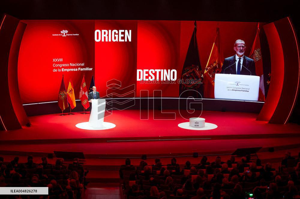 The King inaugurates the XXVIII National Congress of Family Businesses - Spain