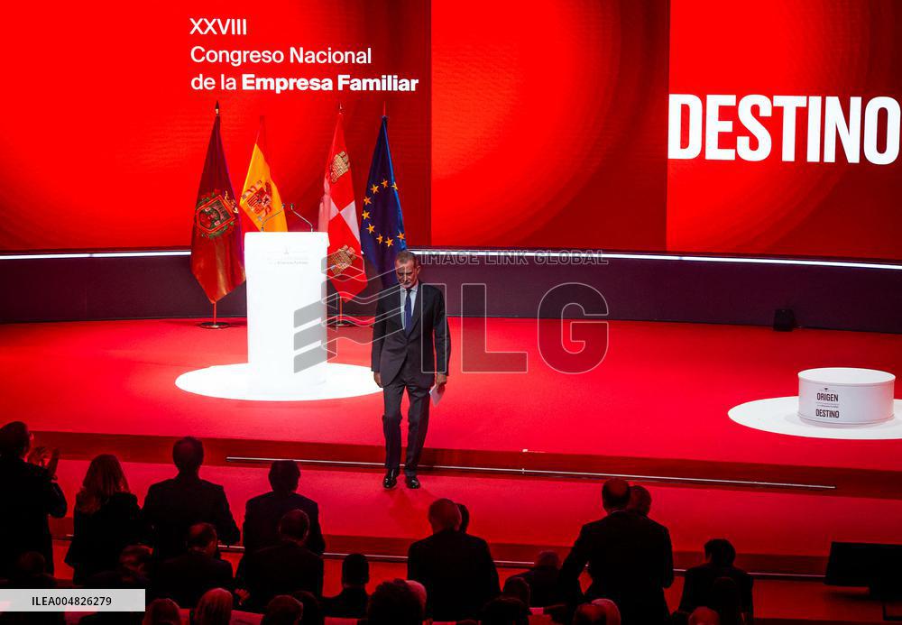 The King inaugurates the XXVIII National Congress of Family Businesses - Spain