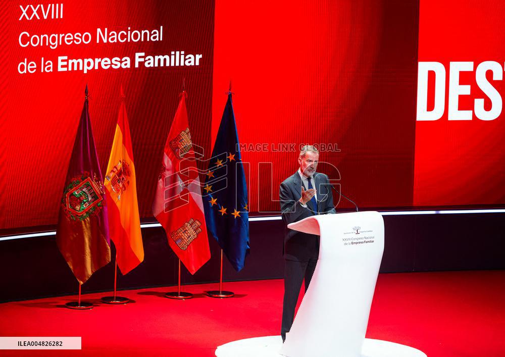 The King inaugurates the XXVIII National Congress of Family Businesses - Spain