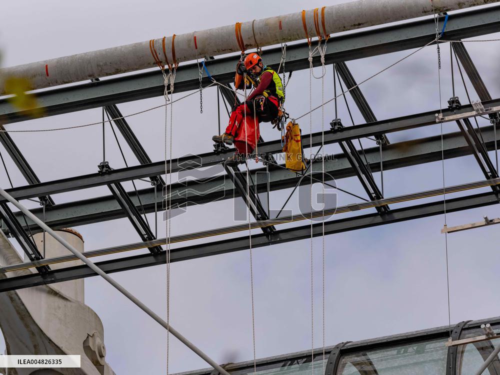 Start of Renovation Work on The Centre Georges Pompidou - Paris