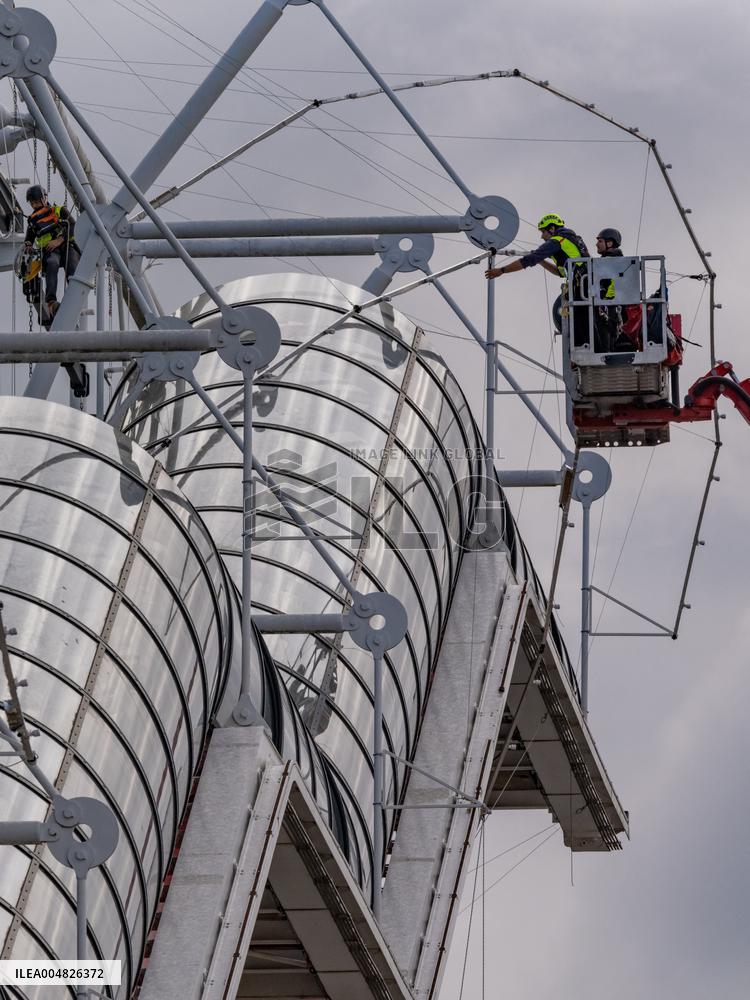 Start of Renovation Work on The Centre Georges Pompidou - Paris