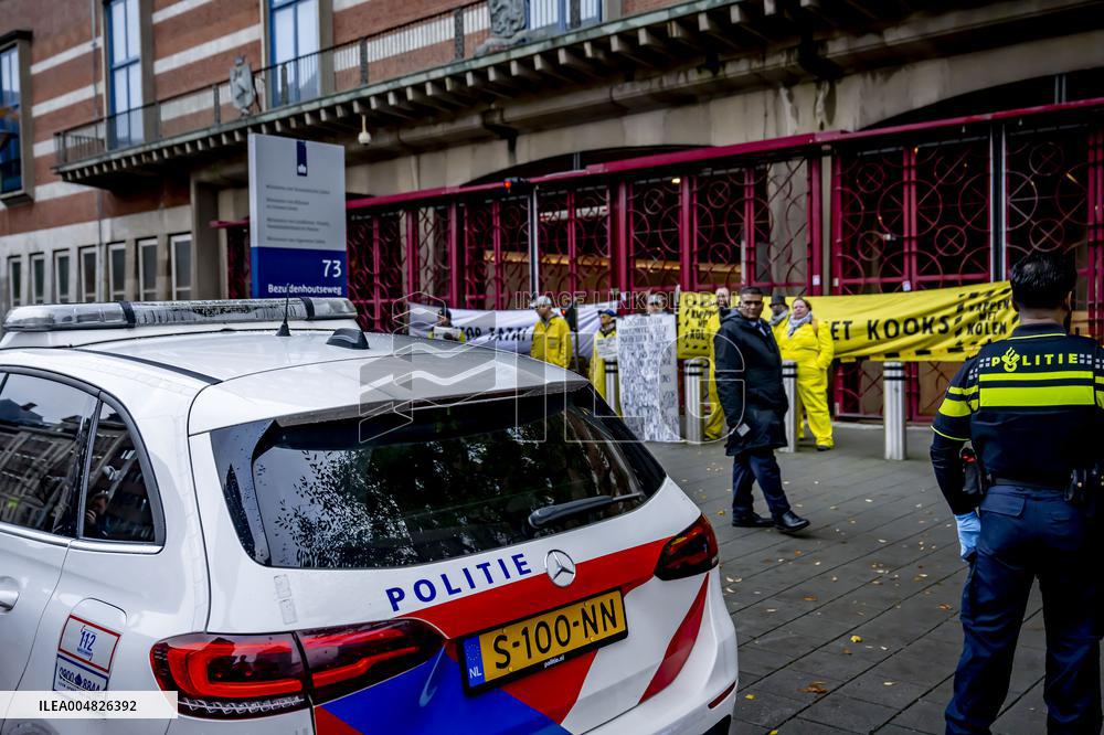 Climate Activists Demonstrate Against Tata Steel - The Hague