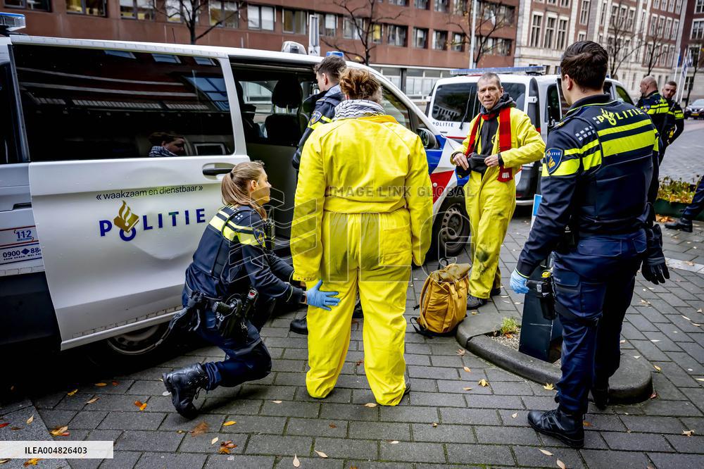 Climate Activists Demonstrate Against Tata Steel - The Hague