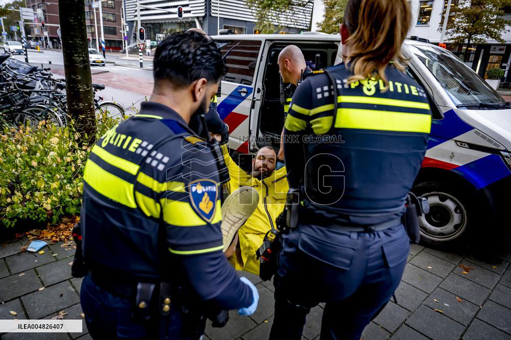 Climate Activists Demonstrate Against Tata Steel - The Hague
