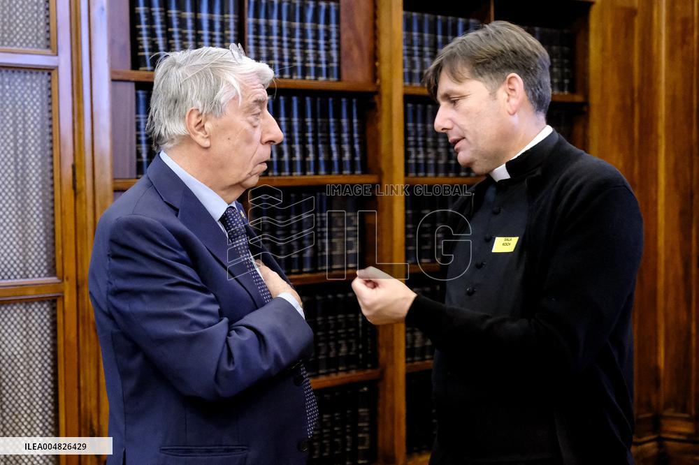 Don Antonia Columbia At "Free From Drugs, Free From Fear" Conference - Rome