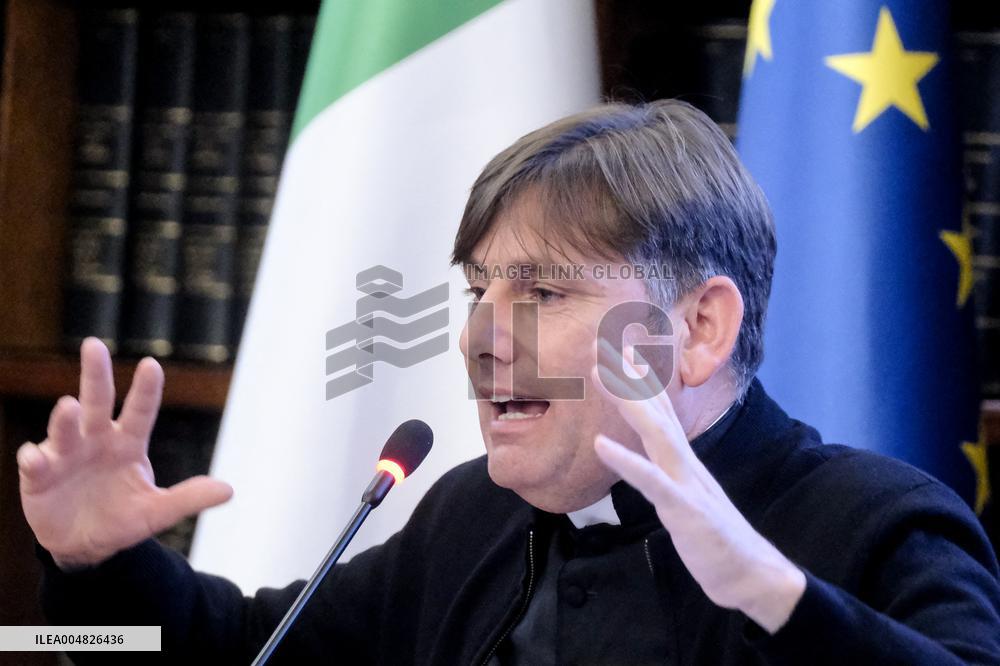 Don Antonia Columbia At "Free From Drugs, Free From Fear" Conference - Rome