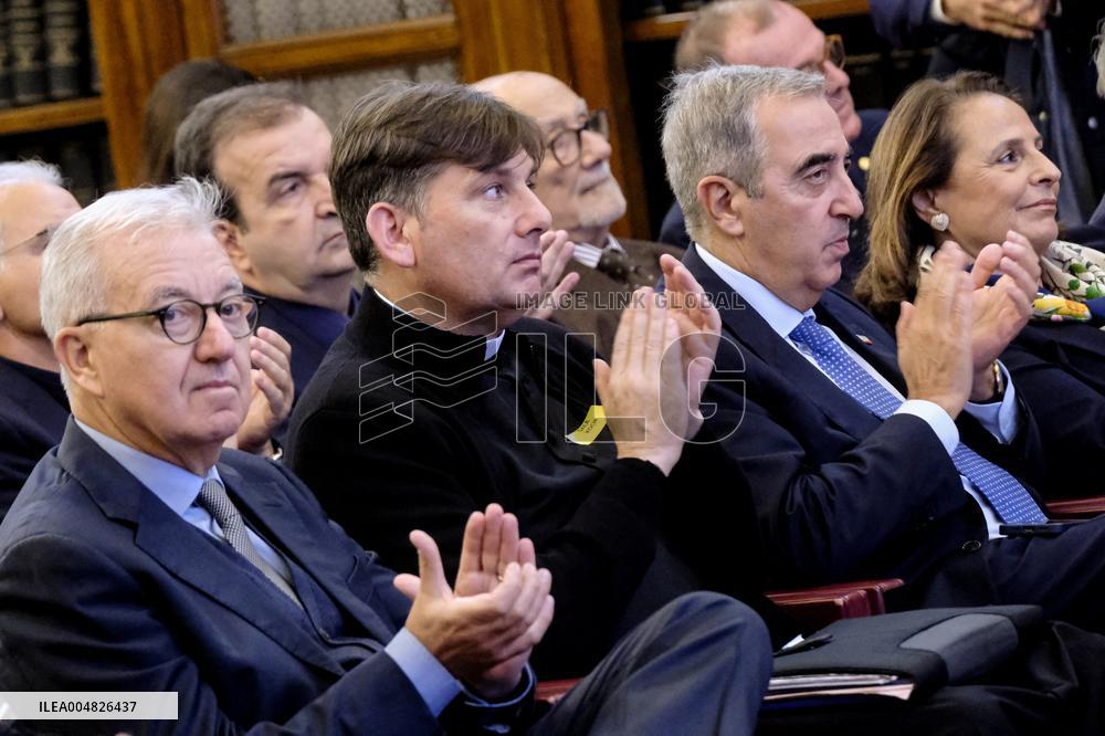 Don Antonia Columbia At "Free From Drugs, Free From Fear" Conference - Rome