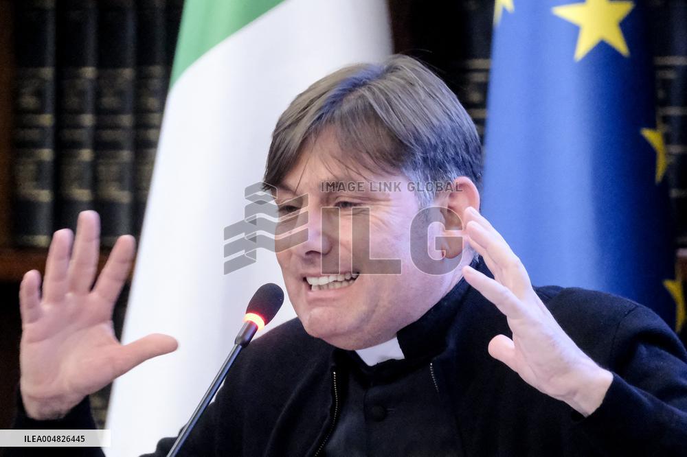 Don Antonia Columbia At "Free From Drugs, Free From Fear" Conference - Rome