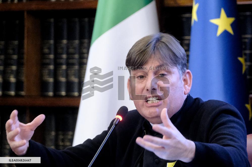 Don Antonia Columbia At "Free From Drugs, Free From Fear" Conference - Rome