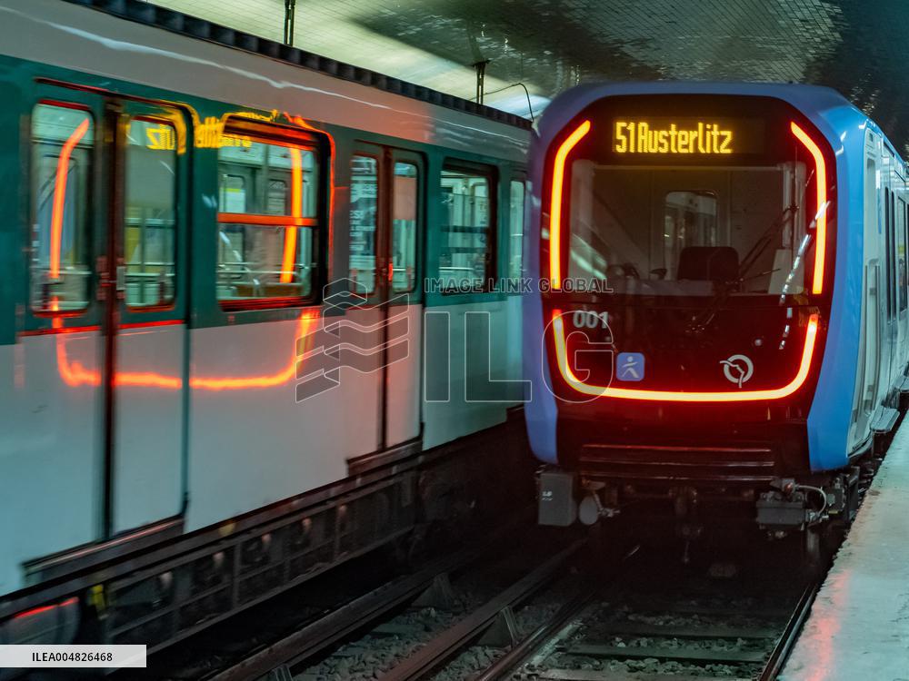 The New Trains on Metro Line 10 - Paris