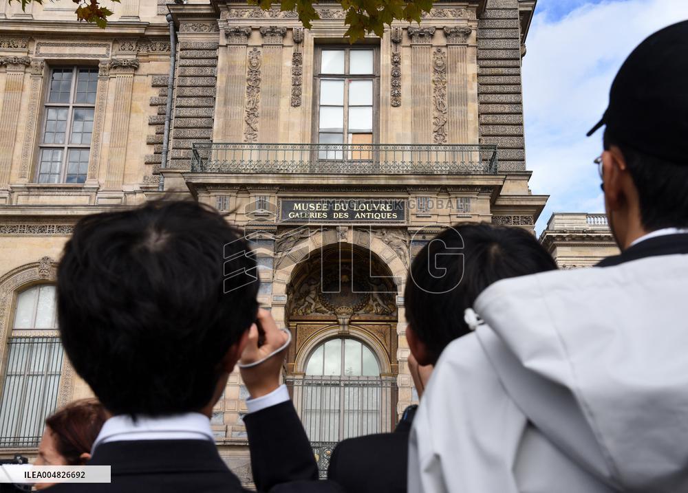 Day after Robbery of the closed Louvre Museum - Paris
