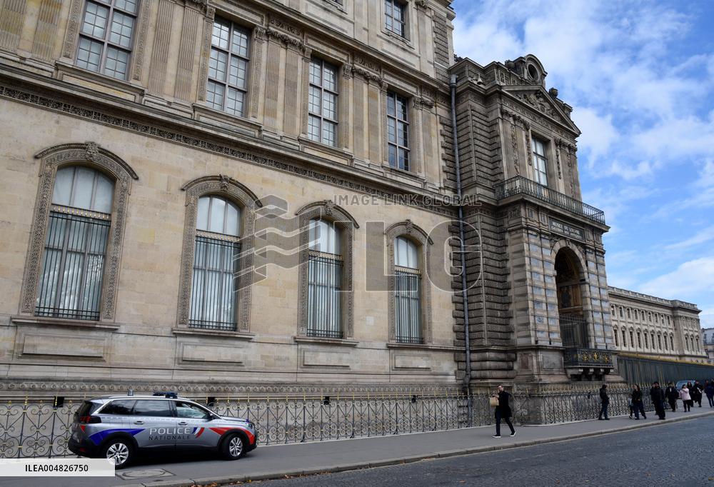 Day after Robbery of the closed Louvre Museum - Paris