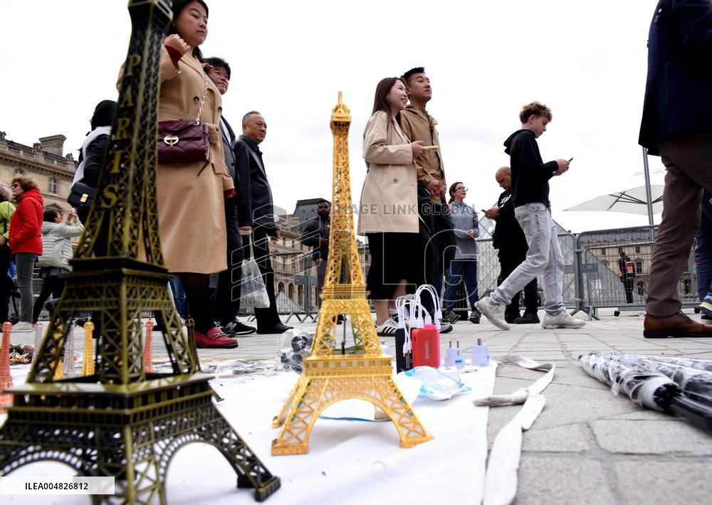 Day after Robbery of the closed Louvre Museum - Paris