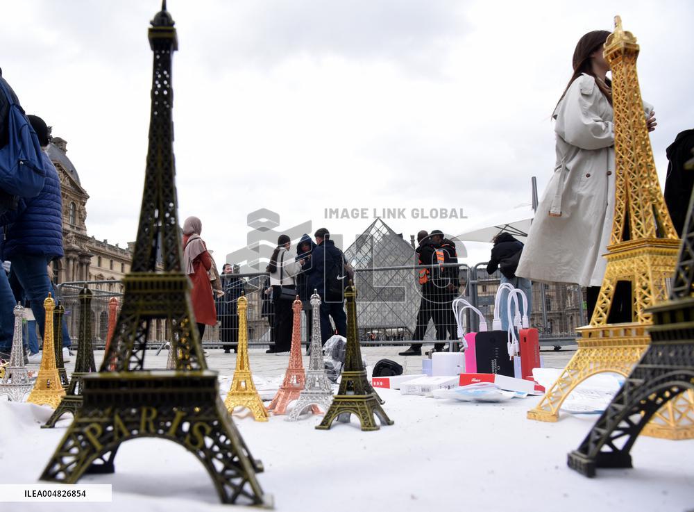 Day after Robbery of the closed Louvre Museum - Paris