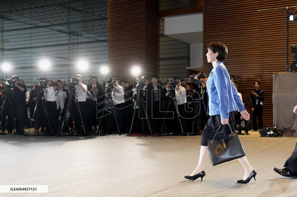 Japan's first female Prime Minister Takaichi