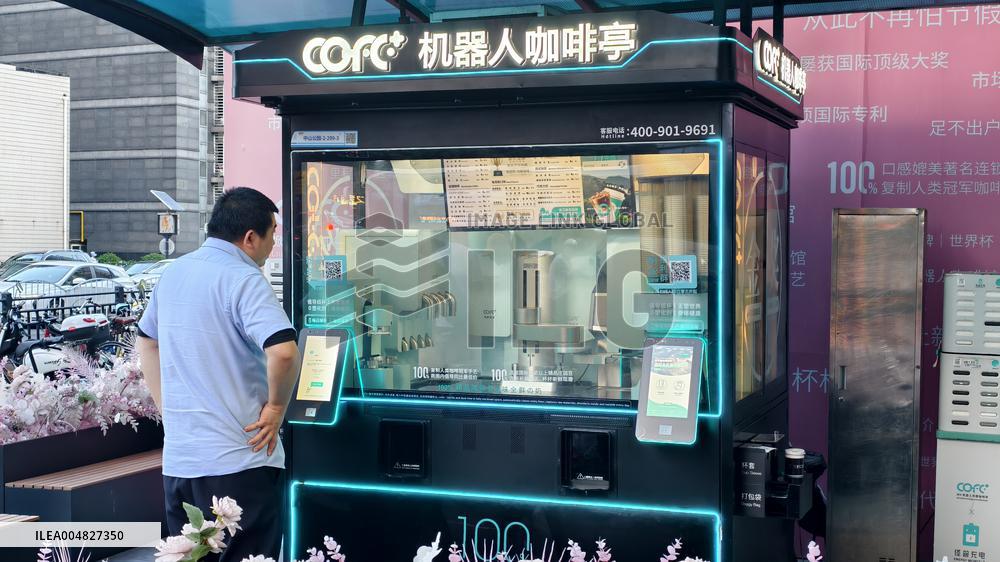 COFE+Robot Freshly Ground Coffee Kiosk
