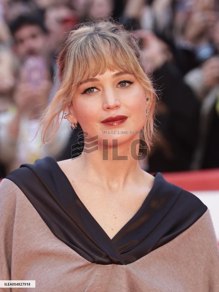 Roma Cinema Fest - Jennifer Lawrence At Die, My Love Screening