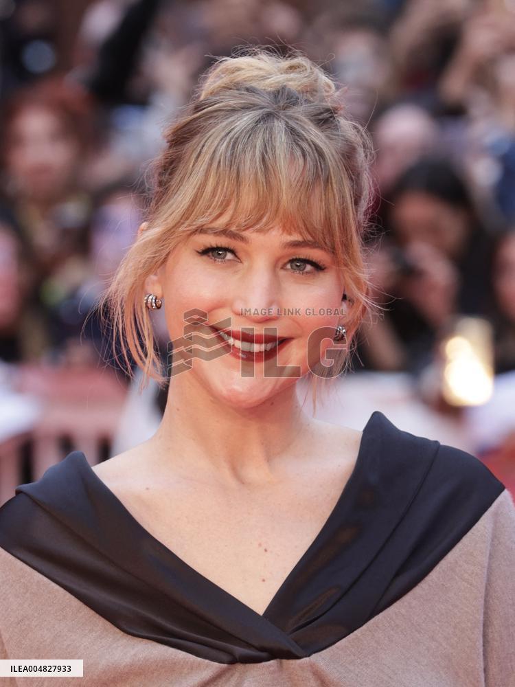 Roma Cinema Fest - Jennifer Lawrence At Die, My Love Screening