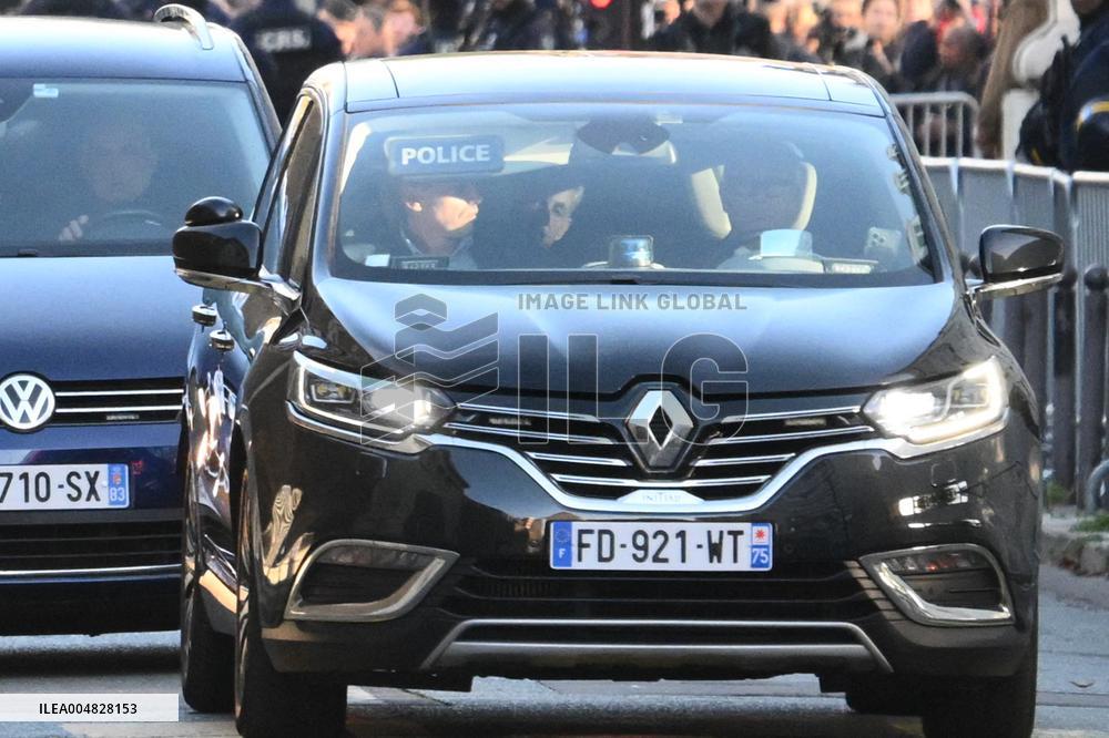 Nicolas Sarkozy Arrives at La Sante Prison - Paris