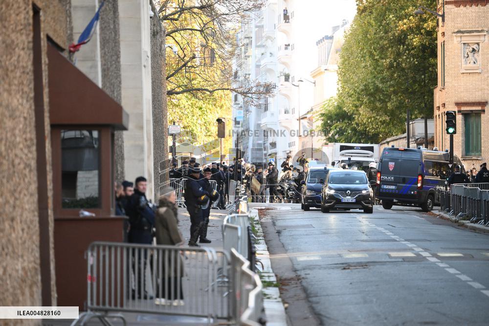 Nicolas Sarkozy Arrives at La Sante Prison - Paris