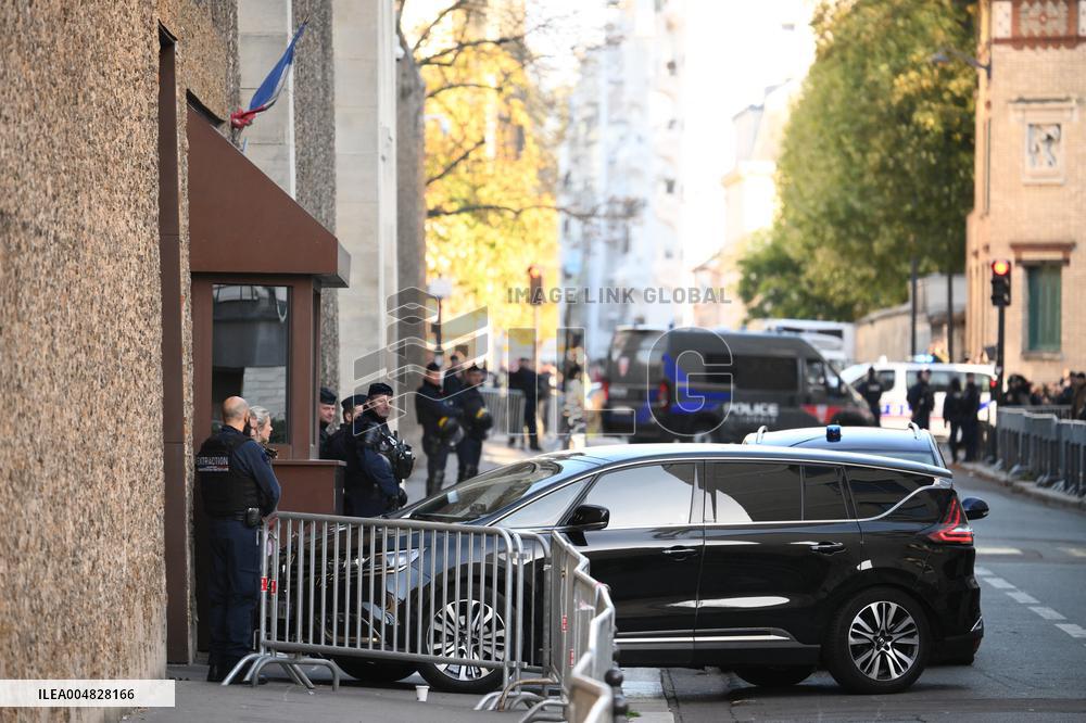 Nicolas Sarkozy Arrives at La Sante Prison - Paris