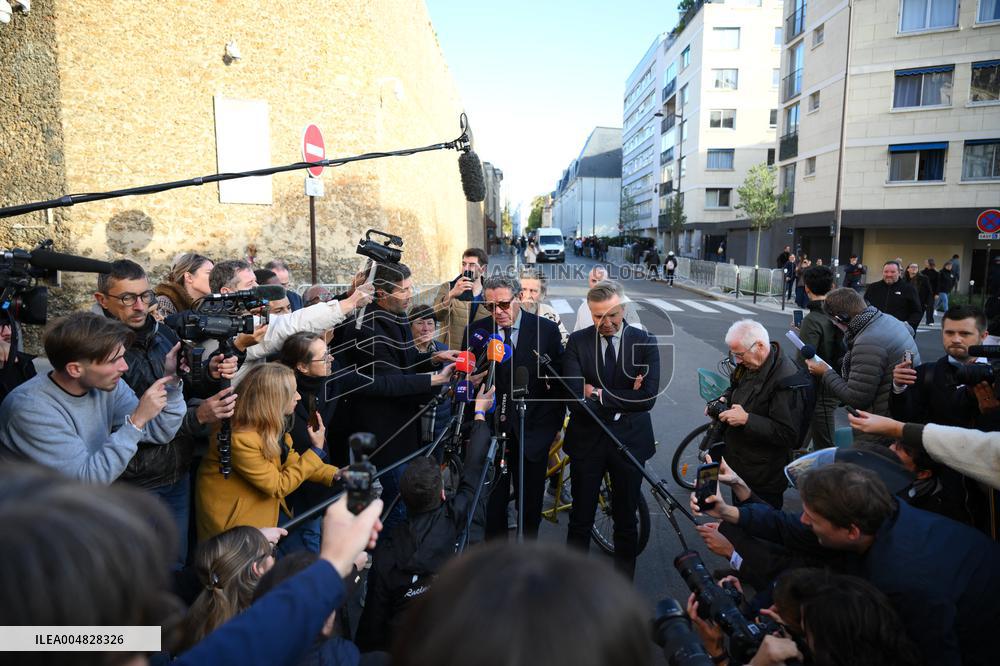 Sarkozy Lawyers Press Conference - Paris