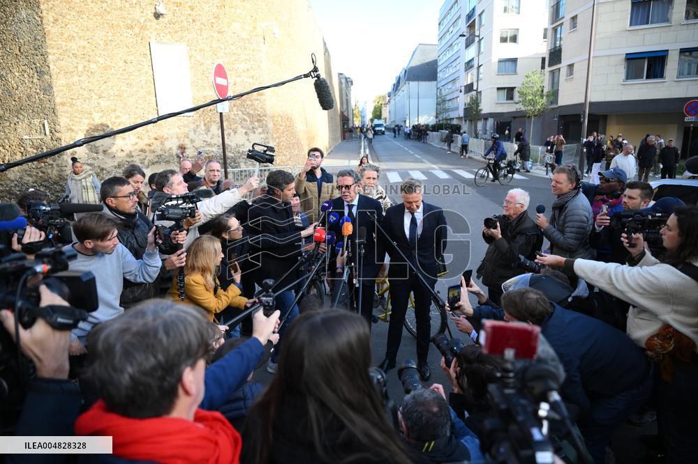 Sarkozy Lawyers Press Conference - Paris