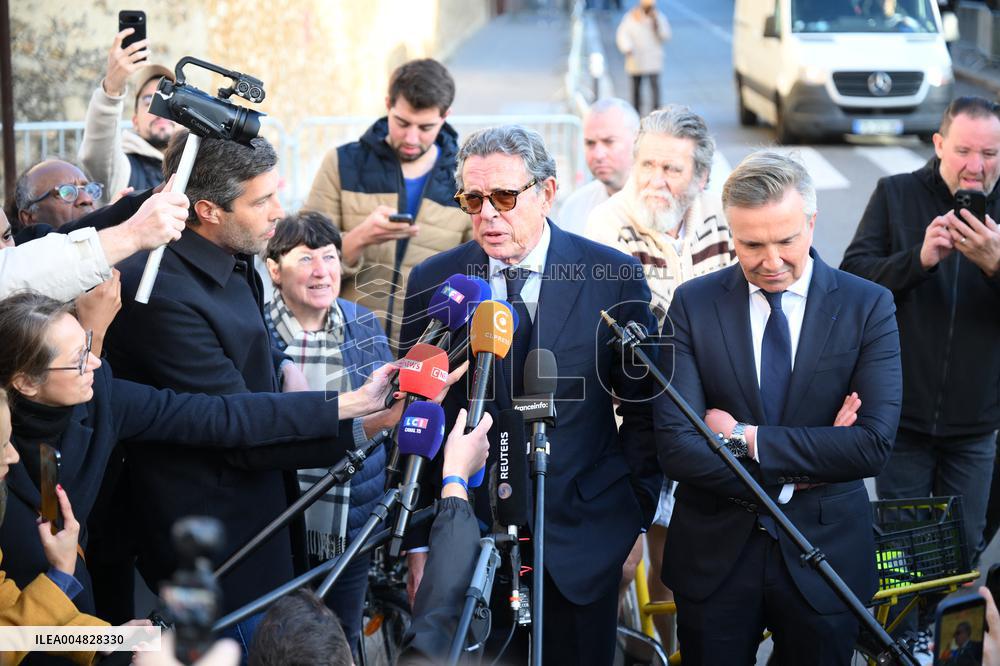 Sarkozy Lawyers Press Conference - Paris