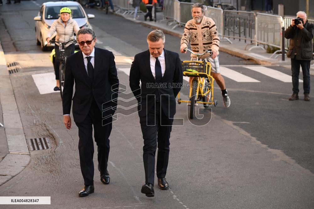 Sarkozy Lawyers Press Conference - Paris