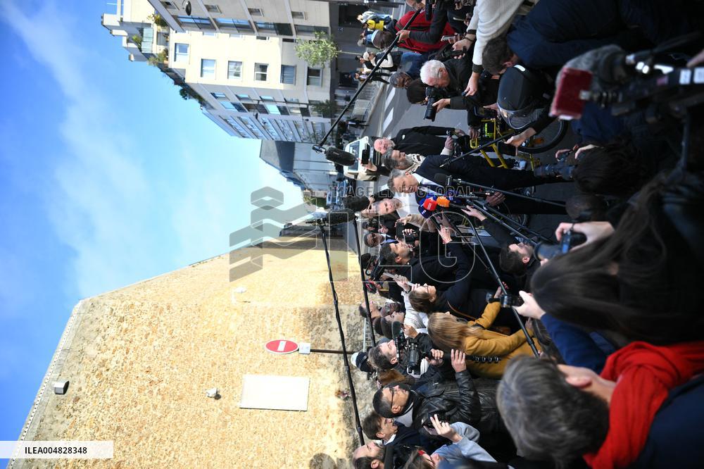 Sarkozy Lawyers Press Conference - Paris