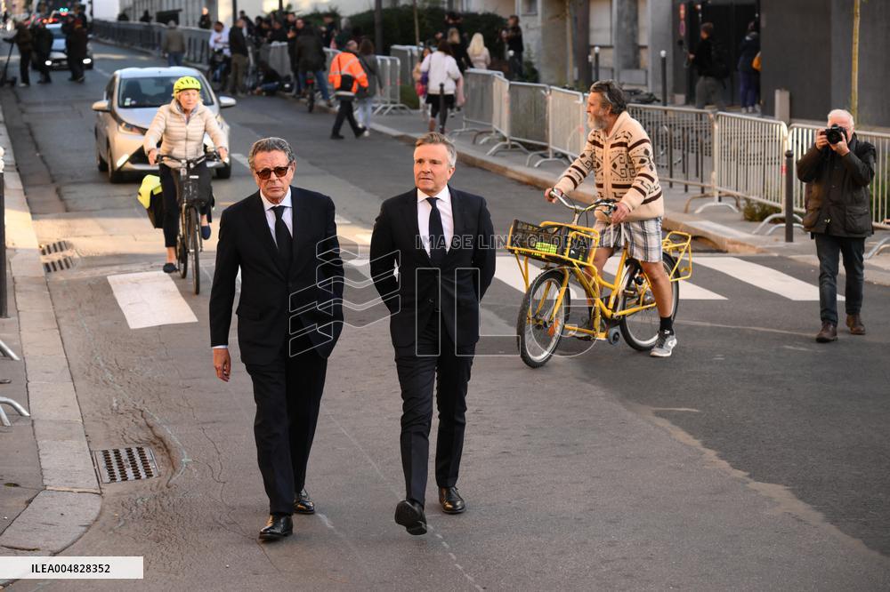 Sarkozy Lawyers Press Conference - Paris
