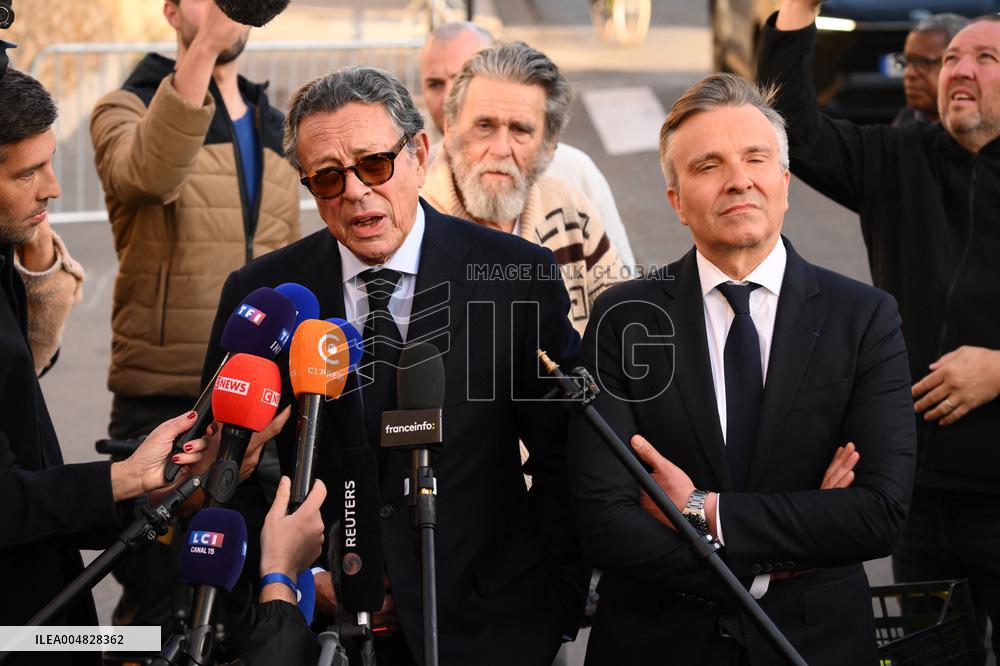 Sarkozy Lawyers Press Conference - Paris