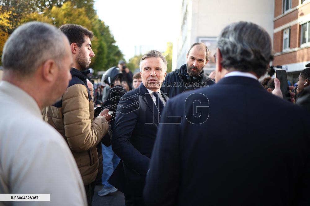 Sarkozy Lawyers Press Conference - Paris