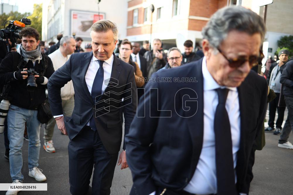 Sarkozy Lawyers Press Conference - Paris