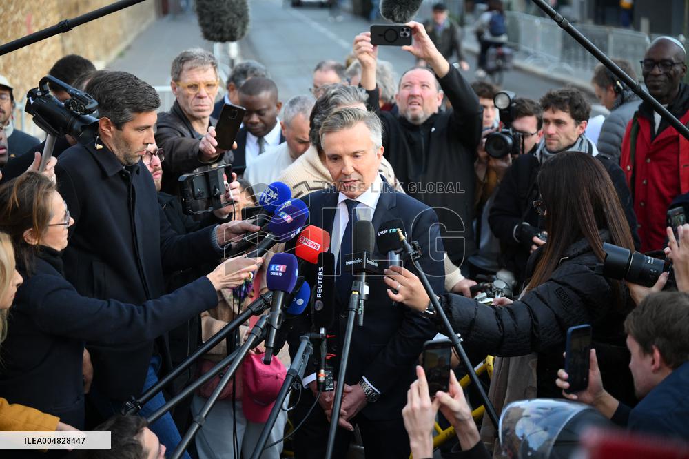 Sarkozy Lawyers Press Conference - Paris