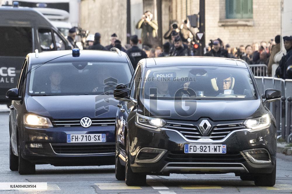 Nicolas Sarkozy Arrives at La Sante Prison - Paris