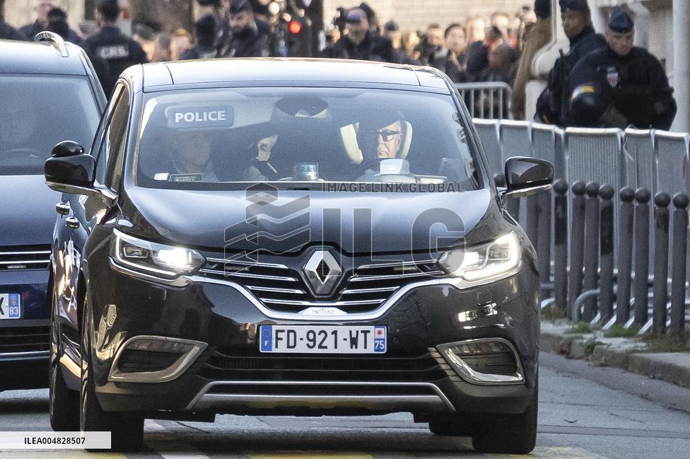 Nicolas Sarkozy Arrives at La Sante Prison - Paris
