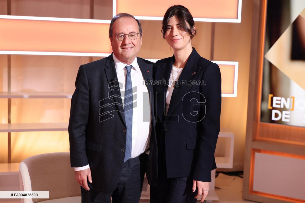 Exclusive - Francois Hollande on T18 - Paris