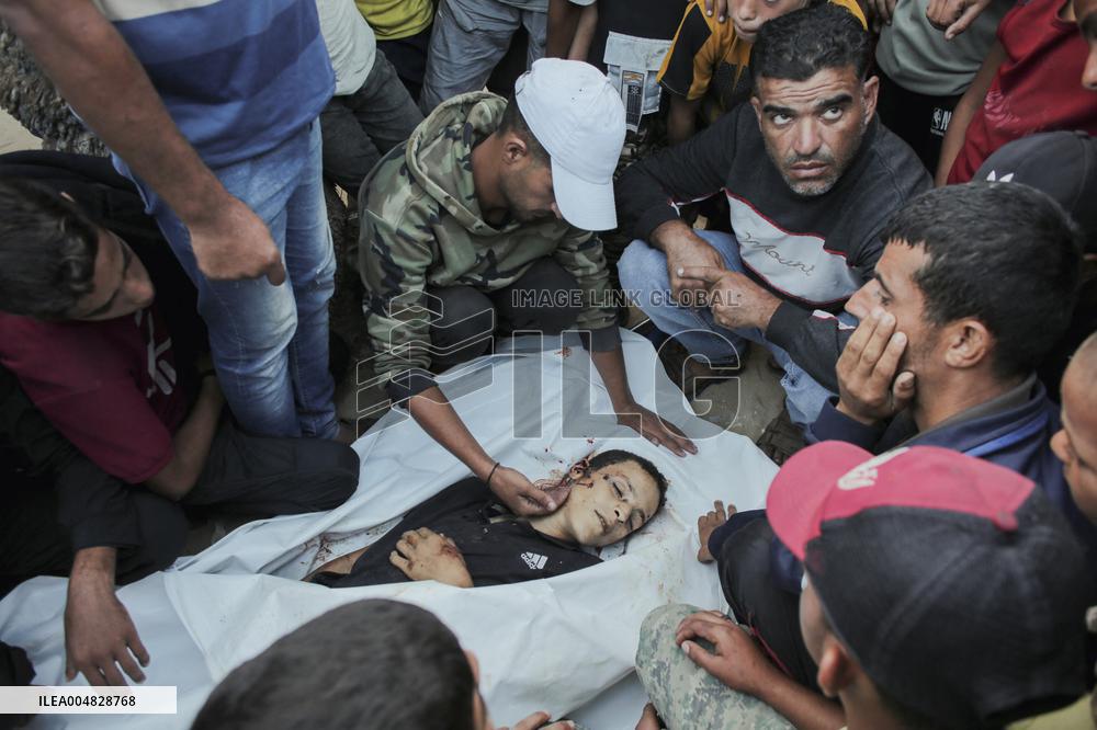 Israeli Strikes Despite Ceasefire - Khan Yunis