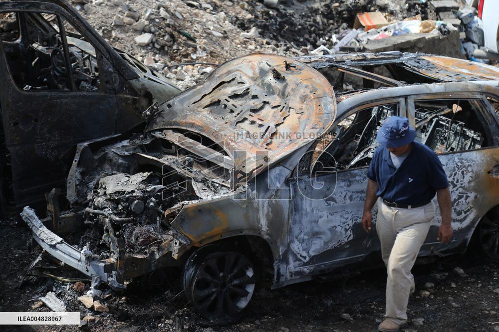 Israeli Settlers Set Fire to Vehicles Belonging to Palestinians - Bethlehem