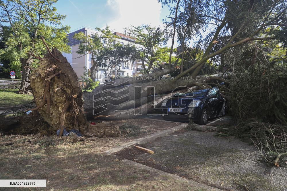 Tornado Damage Aftermath - Ermont