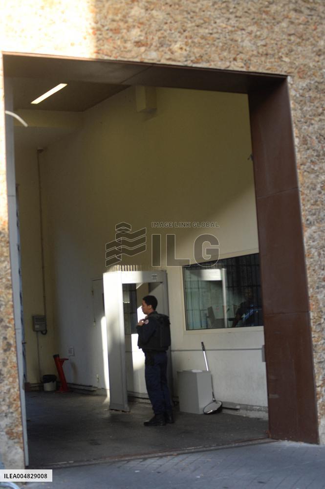 Nicolas Sarkozy Arrives at La Santé Prison - Paris