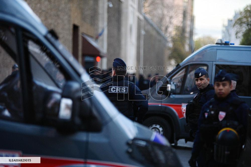 Nicolas Sarkozy Arrives at La Santé Prison - Paris