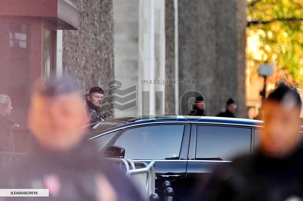 Nicolas Sarkozy Arrives at La Santé Prison - Paris