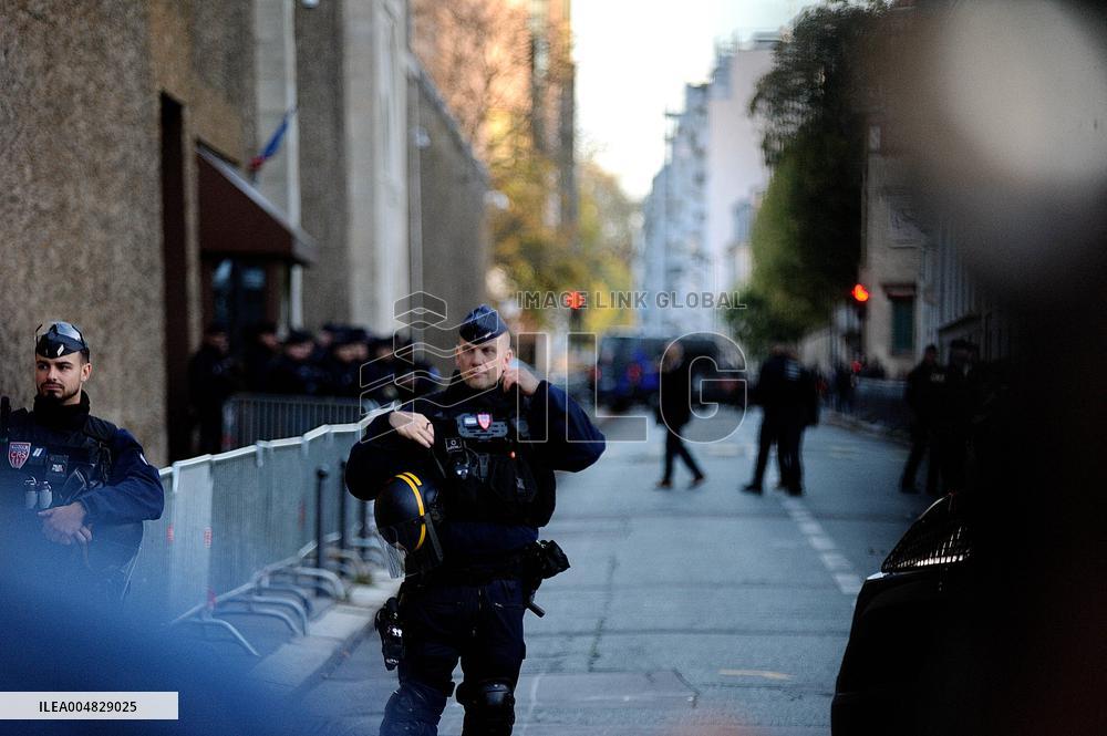 Nicolas Sarkozy Arrives at La Santé Prison - Paris