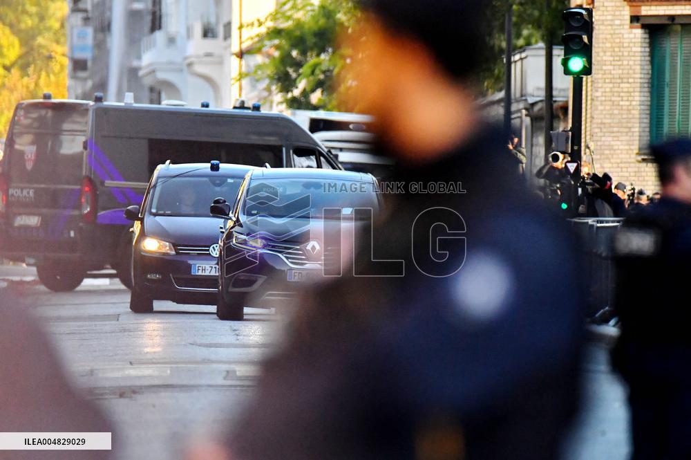 Nicolas Sarkozy Arrives at La Santé Prison - Paris