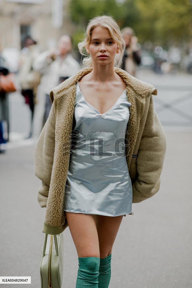 PFW - Miu Miu Street Style
