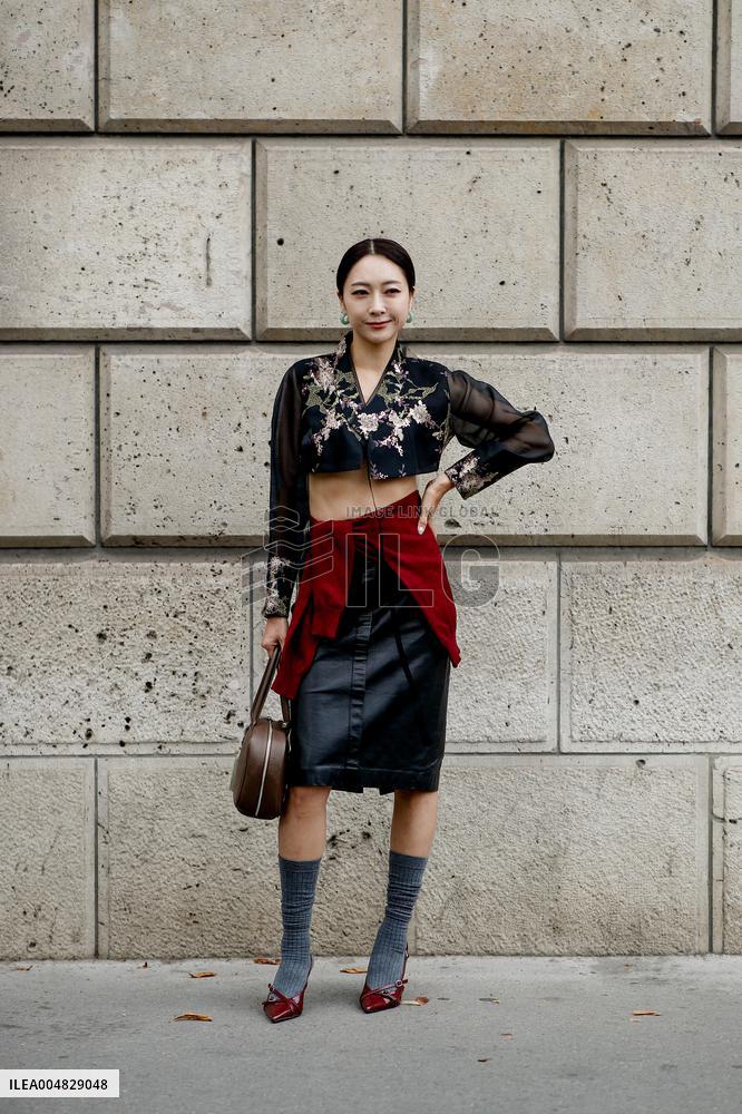 PFW - Miu Miu Street Style