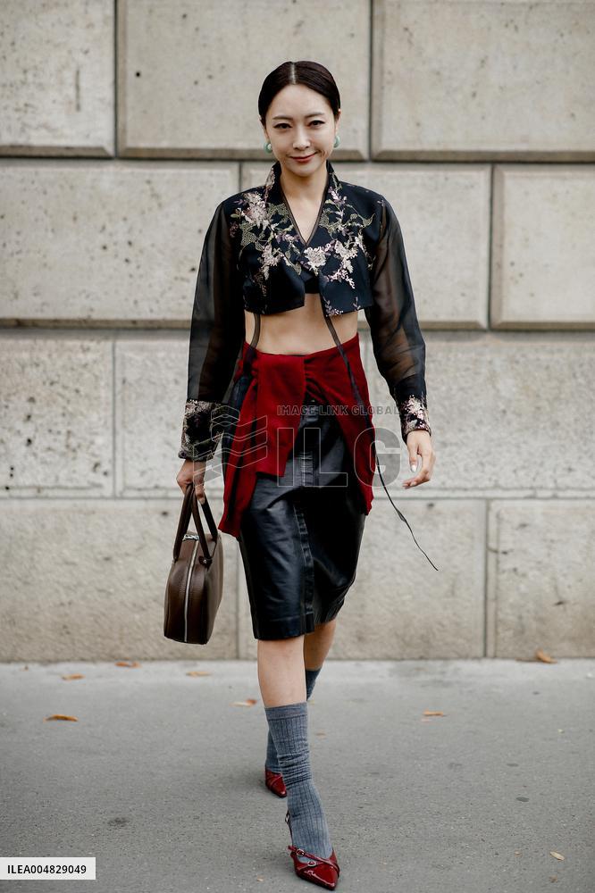 PFW - Miu Miu Street Style